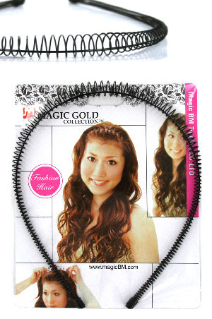 [MG51705] Magic Gold Metal Hair Band  #5170 Black- dz