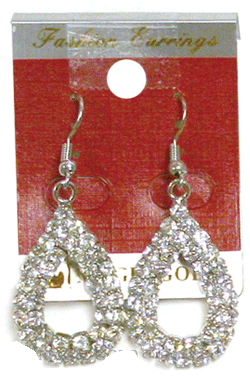 Magic Gold Rhine Stone Earring #4716 -pc