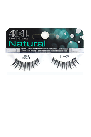 [ARD60210] Ardell Natural Eyelashes #102 Demi Black