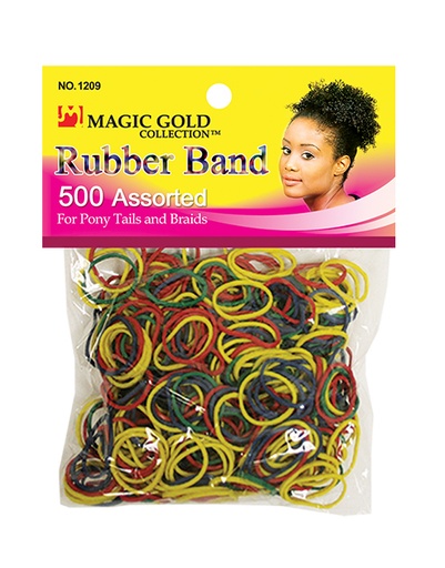 Magic Gold Rubber Band (500 pcs) #1209Asst -dz