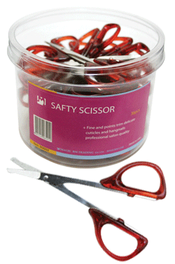 [MG06521] Magic Gold Safety Scissors #90652 (36pc/jar) -jar