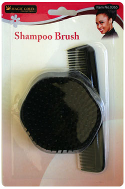 [MG90365] Magic Gold Shampoo Brush with Comb #0365 - Dz