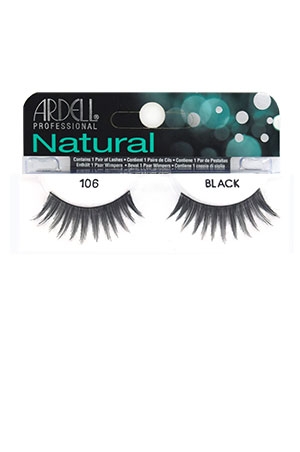 [ARD60610] Ardell Natural Eyelashes #106 Black