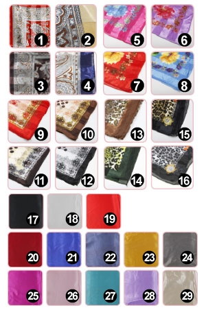 [MG98404] Magic Gold Silky Scarf [10pcs/pk] - pk
