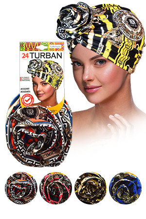 [MG07033] Magic Gold Turban (Asst) #TUR7033-dz