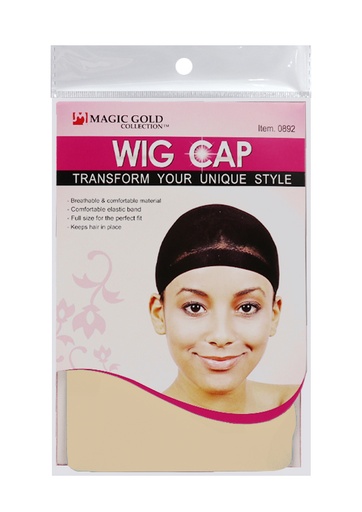 [MG90892] Magic Gold Wig Cap #0892 BEIGE-dz