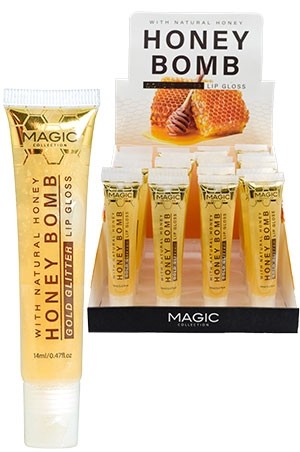 [MC49443] Magic Honey Bomb Lip Gloss (0.47oz/24pc/ds)  #LIP-54-ds