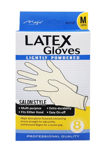 Magic Latex Gloves (M) -8pc/pk