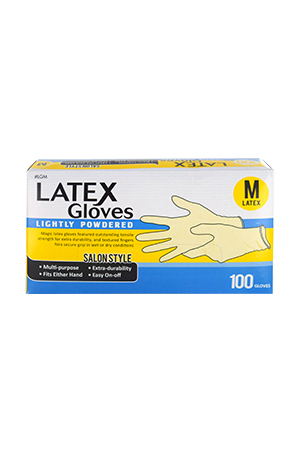 [MC07293] Magic Natural Latex Gloves [Medium](100pc) #LGM-box