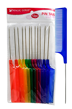 [MG91225B] Magic Gold Pin Tail Comb TRUE CLEAR #COM91225