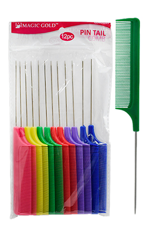 [MG91225A] Magic Pin Tail Comb TRUE COLOR #COM91225