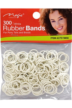[MC02767] Magic Rubber Band -300 White#2751WHI  -dz