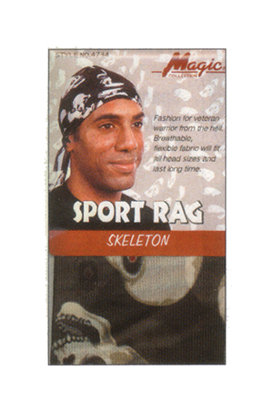 [MC14734] Magic Skeleton Sport Rag #4734 -dz
