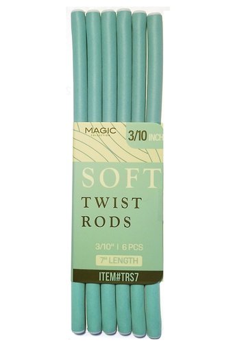 [MC24737] Magic Soft Twist Rods - Green (3/10") #TRS7 - pc