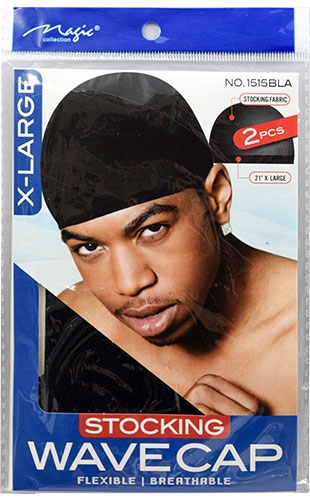 [MC01515] Magic Stocking Wave Cap #1515(Black)-dz