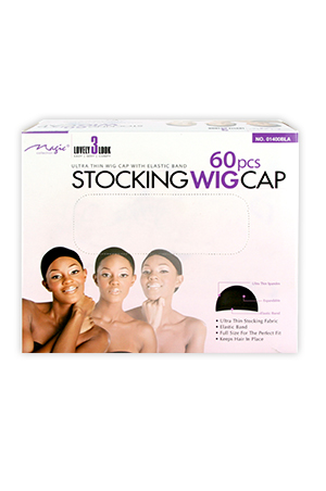 [MC01400] Magic Stocking Wig Cap #01400BLA-(60pcs/box)