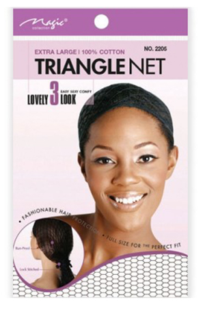 [MC22205] Magic Triangle Net 100% Cotton(XL) #2205 BLA -dz