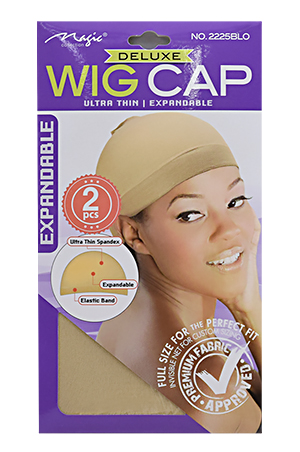 [MC50272] Magic Wig Cap #2225LTBRO L.Brown- dz