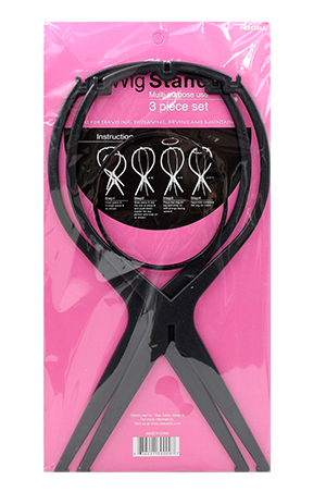 [MC30000] Magic Wig Stand Multi-Purpose use 3 pcs set #WST1BLA-pc