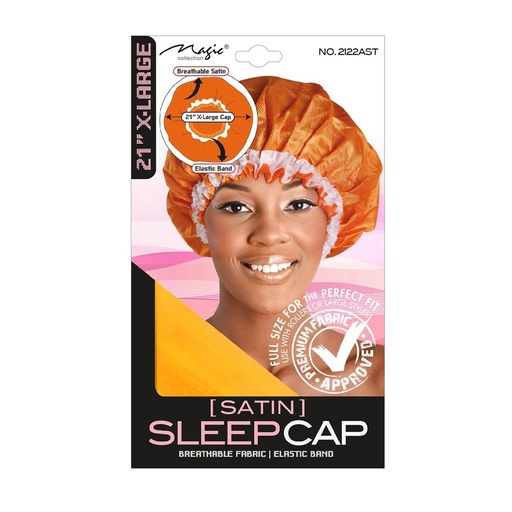 [MC12122] Magic XL Satin Sleep Cap #2122Asst -dz