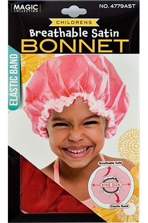 [MC04779] Magic kid's Satin Bonnet #4779AST-dz