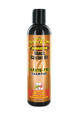 [MNL02262] Mango&Lime Black Castor Oil Sulfate Free Shampoo (8oz)#60