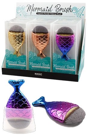 [MC24177] Mermaid Brush #MTO010 (12pc/pk) -PK