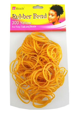 [MG06523] Miracle Rubber Band 300 Yellow #0652 -dz