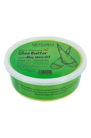 [MIC20910] Mitchell Brands Shea Butter w/ Aloe Vera Oil (8oz) -jar #10