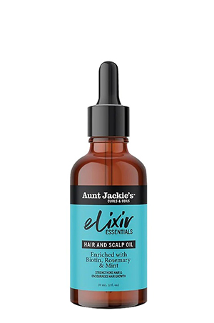 [AJA62702] Aunt Jackie's Elixir Hair and Scalp Oil- Biotin (2oz) #54 **(Special Sales)**