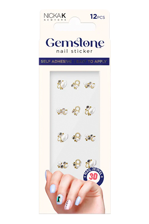 NK Gemstone Nail Sticker 06-pc