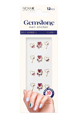 NK Gemstone Nail Sticker 07-pc