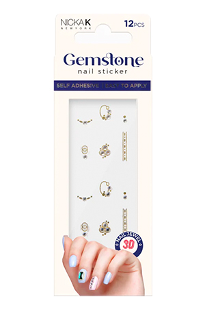 NK Gemstone Nail Sticker 08-pc