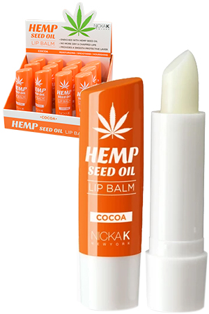 [NK03595] NK Hemp Seed Oil Lip Balm-Cocoa(12pc/Set) #44
