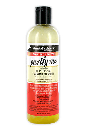[AJA67612] Aunt Jackie's Flaxseed Moisturize Cowash Cleaner(12oz)#13