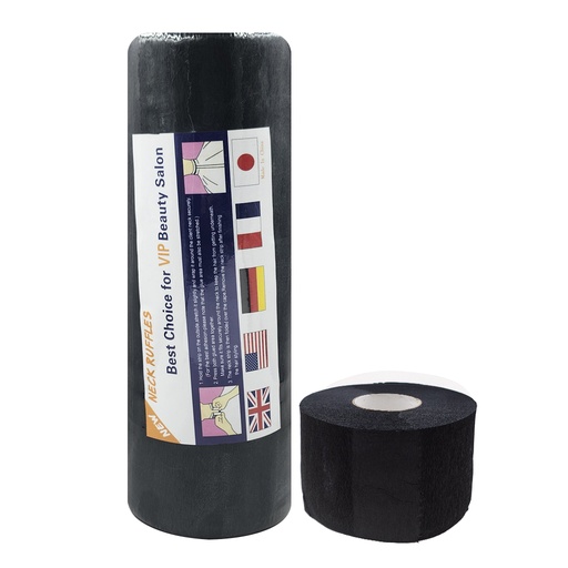 [MG99198] Neck Ruffles Paper-Black (5 IN 1) #99198 (5 rolls/pk) -pk