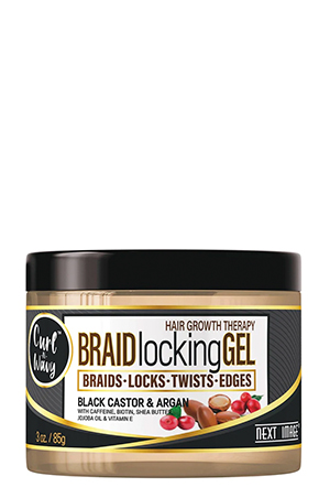 [NXI12001] Next Image Braid Locking Gel  Bla Ca&Argan 85g (3 oz) # 95