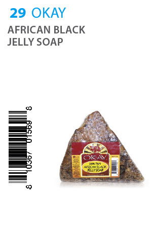 [OKA01569] OKAY African Black Jelly Soap #29