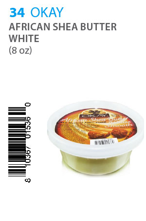 [OKA01536] OKAY African Shea Butter White (8oz) #34