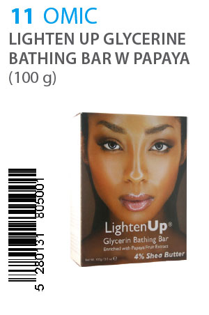 [OMI80500] OMIC Lighten UP Glycerine Bathing Bar w Papaya (100g) #11