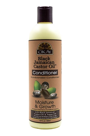 [OKA01633] Okay African Black Jamican Caster Oil Conditioner(12oz)#63