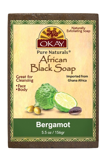 [OKA01819] Okay African Black Soap Bergamot (5.5oz) #100