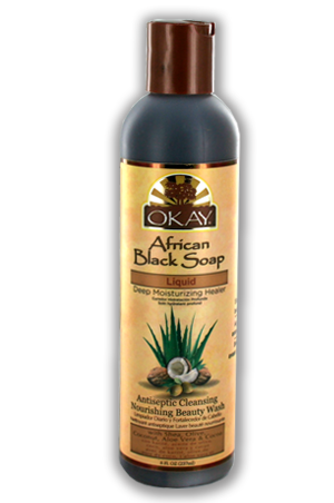 [OKA01641] Okay Liquid Black Soap (8oz) #50