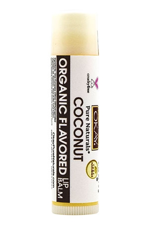 [OKA02265] Okay Nourishing Lip Balm Tube-Coconut(0.18ozx12pc)-dz#77