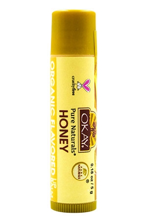 [OKA02258] Okay Nourishing Lip Balm Tube-Honey(0.18ozx12pc)-dz#80