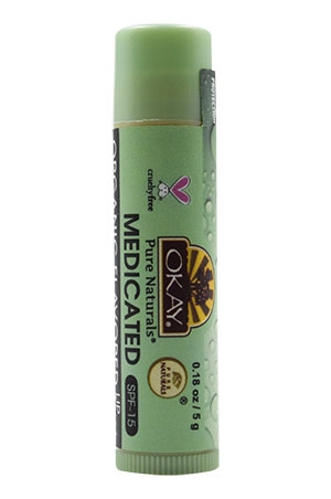 [OKA02263] Okay Nourishing Lip Balm Tube-Medicated(0.18ozx12pc)-dz#83