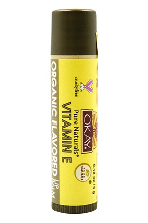 [OKA02266] Okay Nourishing Lip Balm Tube-Vitamin E(0.18ozx12pc)-dz#90