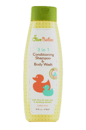 [OBB07926] Olive Babies 3N1 Conditioning Shampoo&Body Wash (14oz) #2