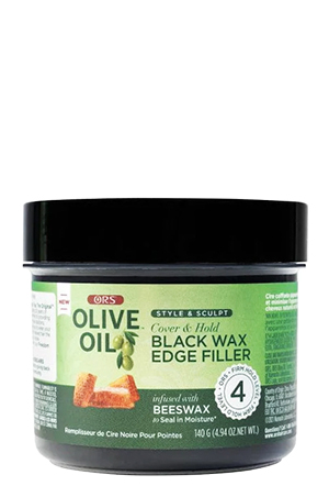 [ORS12179] Organic Root Olive Oil Black Wax Edge Filler(4.95 oz)6pk#197