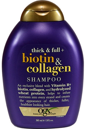 [OGX91670] Organix Biotin & Collagen  Shampoo (13oz) #20